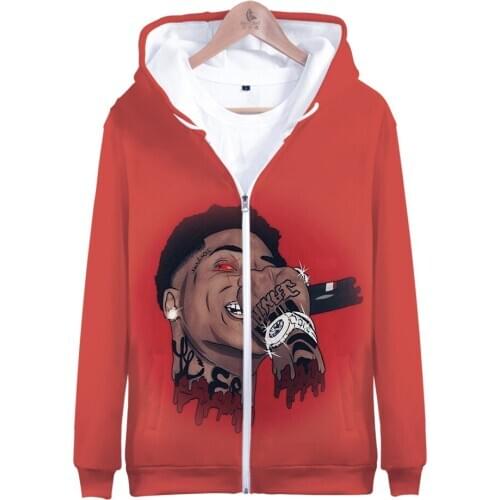 Zip New American Singer Youngboy Never Broke Again 3D 2019 Men and Women Cn(origin) Sidno