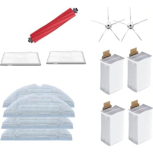 Accessories for Roborock S7 S7Max S7Maxv S70 S75 T7S S7PLUS Mop, Side Brush, Main Brush, Filter Screen,Dust Bag