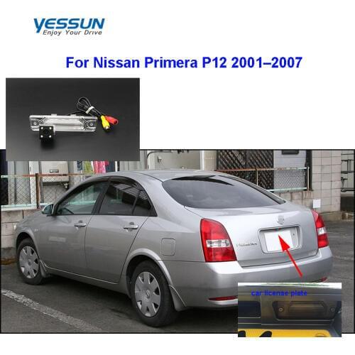 Yessun HD CCD Night Vision Car Rear View Camera For accessories nissan primera p12 2001–2007 license plate camera