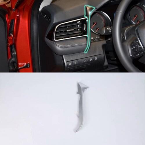 Car Accessories Interior LHD ABS Left Side Near Air Vent Outlet Cover Decoration Trim 1pcs For Toyota Camry 2018 Car Styling
