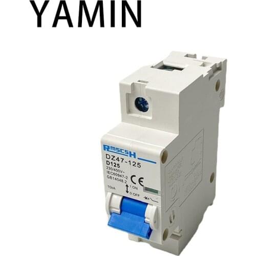 P269 DZ47 D type C45 Mini Circuit breaker Air switch MCB 1P 80A/100A/125A Miniature 230V AC Single pole ON-OFF