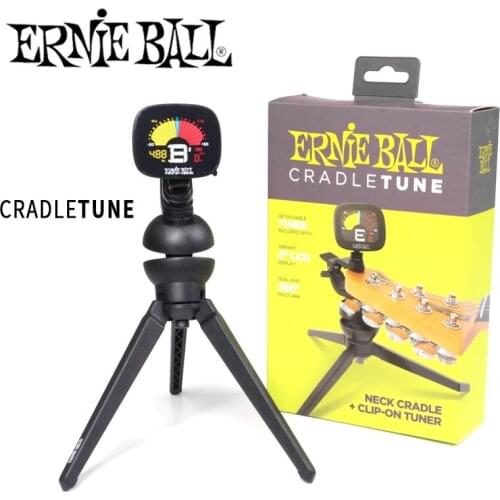 Ernie Ball 4113 CradleTune, Clip-on Tuner and Guitar Stand