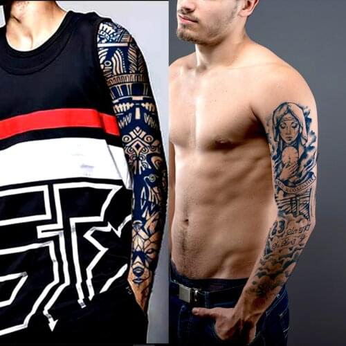 Gradient Semi Permanent Tattoo Sticker Plant Herb Tattoo Sticker Waterproof Lasting 15 Days Arm Temporary Tattoo Sticker Paper