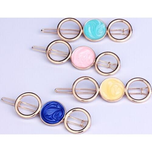 Fashion Gold Metal Hair Pins Hair Clips Barrettes Head Accessories For Women