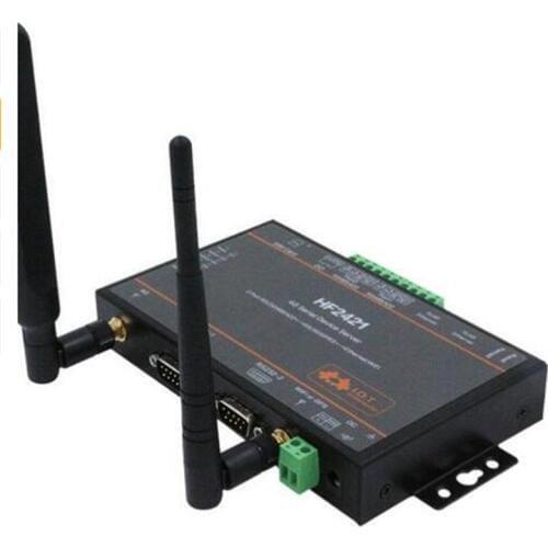 CE 5pcs/pack Wifi module Serial Device Server RS232 RS485 RS422 to Ethernet Wifi 4G 3G GPRS Network Converter HF2421 Connector