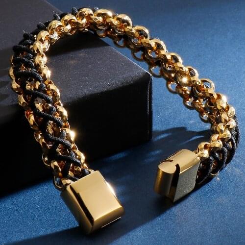 Vintage Hand Made Mens Bracelet For Men Stainless Steel Mens Bracelets 2020 Jewelry Accessories Free Logo Name Make Engrave