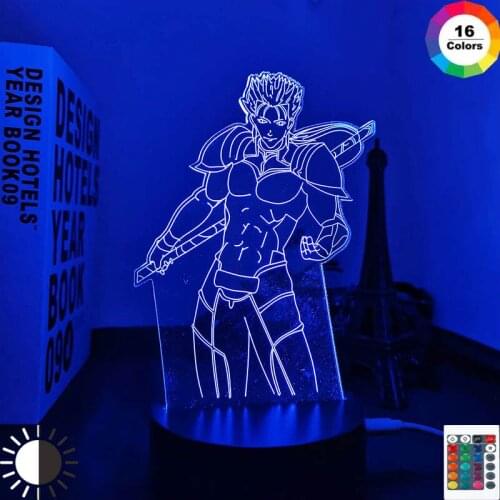Anime 3d Light Fate Stay Night Lancer for Bedroom Decor Birthday Gift Manga Fate Stay Night Lancer Led Night Lamp