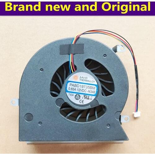 New CPU Cooling Fan For MSI GT62 GT62VR cooler FAN MS-16L1 MS-16L2 MS-16L3 6RD 6RE 7RE N322 N395 PABD19735BM 4-Pins 12V 0.65A