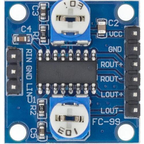 PAM8406 Digital Amplifier Board With Volume Potentiometer 5Wx2 Stereo M70