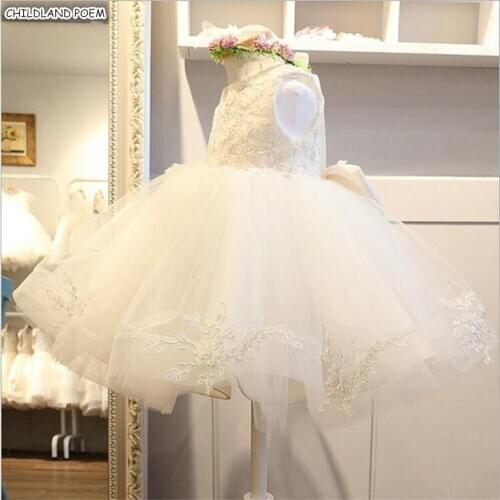 Princess Girls Dress Baby 1st Birthday Dress Baby Wedding Baptism Christening Dress For Girl Kids Dresses For Girls Ball Gown