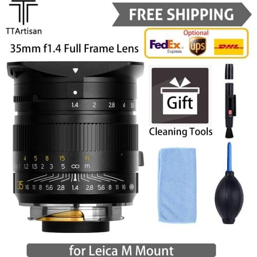 TTartisan 35mm f1.4 Full Frame Camera Lens Professional Photography for Leica M M2,M3,M4,M5,M6,M7,M8,M9,M9P,M10,M262,M240,M240P