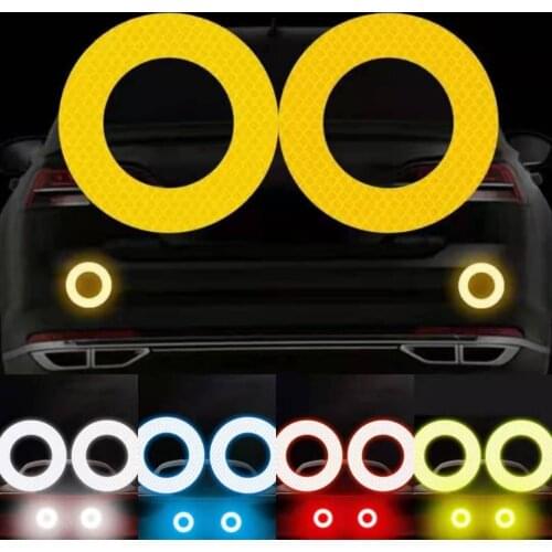 Angel eyes Warning Tape Strip Stickers Warning Light Reflector Protective Sticker Reflective Film Car Safety Mark Reflective