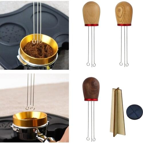 Stainless Steel Espresso Coffee Tamper Wider Stir Area Needle Coffee Powder
