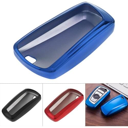 TPU Straight Plate Car Key Case Solid Protector Holder Fit for BMW 520 525 F30 F10 F18 118i 320i 1 3 5 7 Series X3 X4 M3 M4 M5