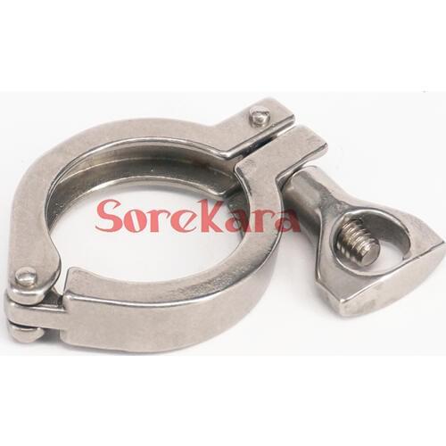 1.5" Tri Clamp 50.5mm Ferrule O/D 304 Stainless Steel Tri Clover Sanitary Fitting for home Brewing