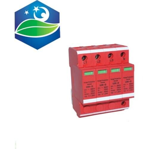 U20-D 385V 20ka 4pole Surge Protective Device with Remote Signaling Interface