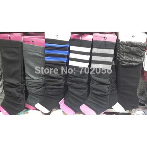 Knitted booty Gaiters Boot Cuffs Leg Warmers Ballet Dance Boot stocking Boot Covers Fashion 24 pairs/lot mixed #3708