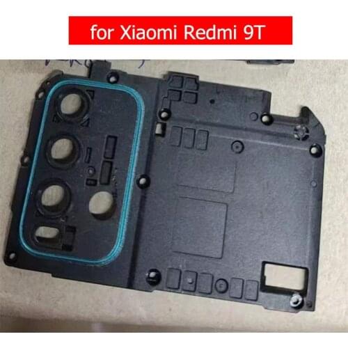 For Xiaomi Redmi 9T Back Camera Middle Housing Cover Frame Back antenna Main Board Cover Replacement Spare Repair Parts