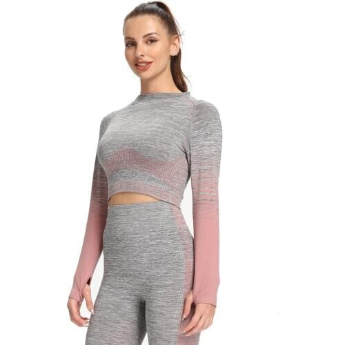 Women Seamless Yoga Set Two Piece Set Workout Clothes For Women Tracksuit 2 Piece Set Sport Fitness Gym Set Women Sportswear
