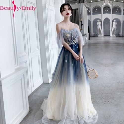 New Arrival Evening Dress Long 2020 Spaghetti Strap Sleeveless Formal Dress Women Elegant V Neck Appliques Lace Evening Gown