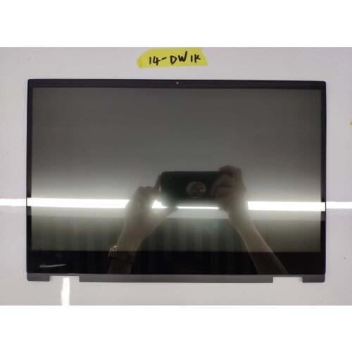 For HP PAVILION X360 14-dw0002la 14-DW0097NR LCD display 14" touch screen assembly HD 1366X768