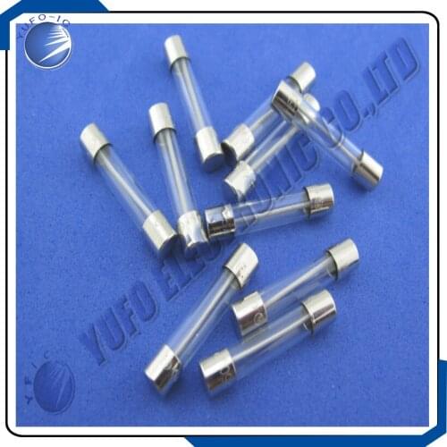 100PCS/LOT 6*30 fuse tube 250V2A glass fuse 6*30MM per box Fast Quick Blow 250V 2A f2a 6x30