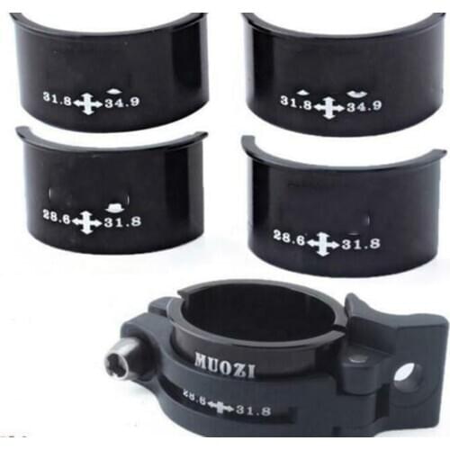 28.6 31.8 34.9mm Reducing Spacer Bike Front Derailleur Gear Clamp Adapter Conversion Shim MTB Bicycle Accessories Cycling Parts