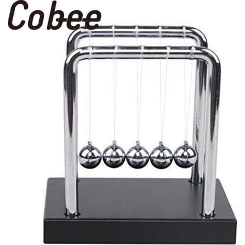 8.7*7.2*9cm Physics Science Energy Conservation Laws Pendulum Desk Toy Cradle Balance Balls