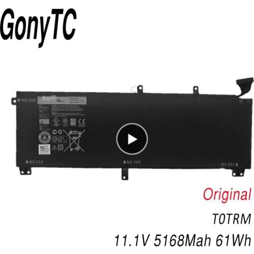GONYTC T0TRM Laptop Battery for For Dell XPS 15 9530 Precision M3800 TOTRM H76MV 7D1WJ 61WH