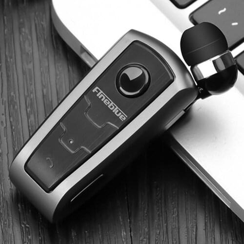 1Pc Fineblue F910 Wireless Earphone Mini Vibration Reminder ABS Bluetooth 4.0 Retractable Practical Headset for Running