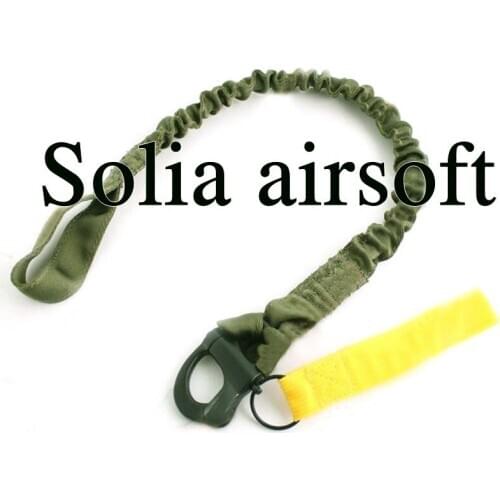 Quick Release Tactical Protective Sling Lanyard Safety Line Climbing Rope Olive Drab