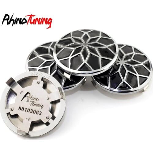 Black Car Wheel Center Hub 4pcs 65 mm 59mm Various Sizes Metal Clip Zinc Alloy For Refit Auto Accessorie