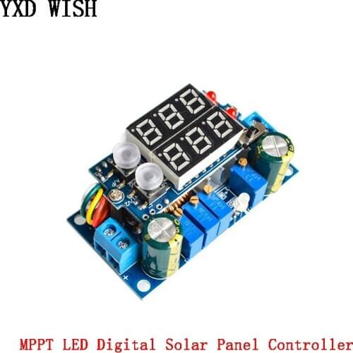 DC 6-36V 5A MPPT LED Digital Solar Panel Controller 12V 24V DC-DC Step Down Charging Power Supply Module CC CV Voltage Regulator