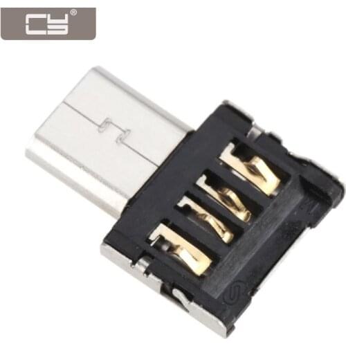 CY Ultra Mini DM Micro USB 5pin OTG Adapter Connector for Cell Phone Tablet & USB Cable & Flash Disk