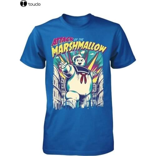 Bnwt Attack Of The Marshmallow Ghostbusters Monster Film Kids T Shirt 3-15 Years Tee Shirt