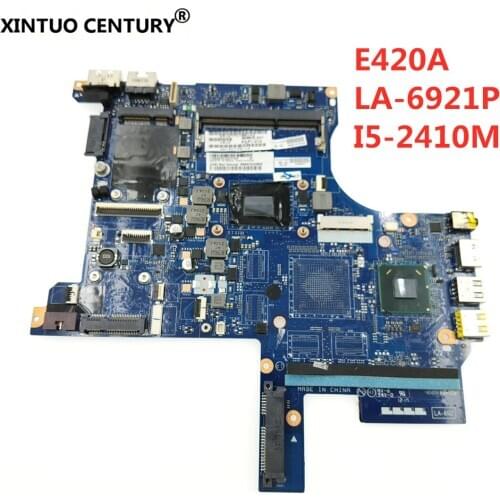 FOR Lenovo Thinkpad Edge E420S Laptop Motherboard FRU:04W1489 PILP1 LA-6921P I5-2410M DDR3 100% Fully Tested