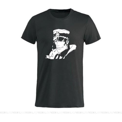 T-Shirt Unisex Gift Idea Short Maltese Belen Hugo Pratt Cotton Tee Shirt Outfit Casual