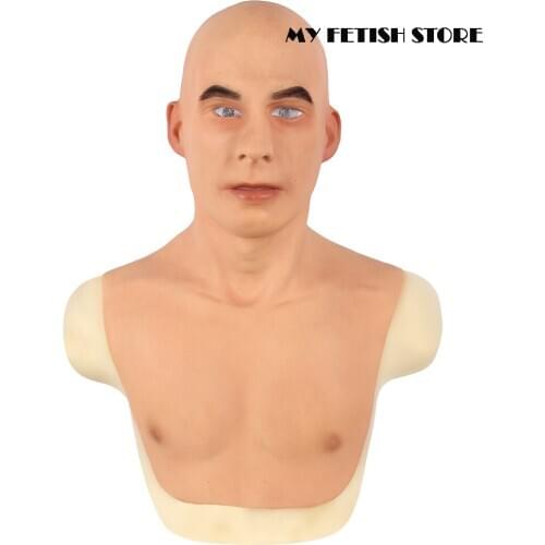 Hans)Crossdress Full Head Realistic Silicone Young Man Female To Male Disguise Party Masquerade Cosplay PropTransgender Mask