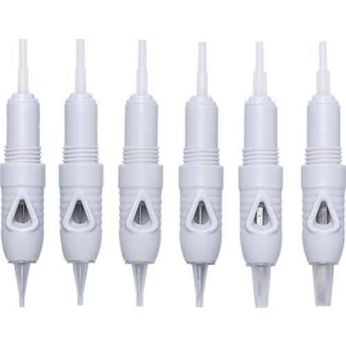 Tattoo cartridge Needles 1DR/1R/3R/5R/5F/7F Spiral mouth Disposable Sterilized for Permanent Makeup Tips Eyebrow lip