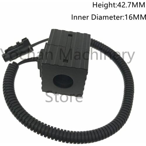 Solenoid Valve Coil 24V For Sany JCM Excavator Pilot Pump Safety Lock Fit Digger Accessories