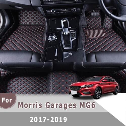 RHD Carpets For Morris Garages MG6 2019 2018 2017 Car Floor Mats Foot Pads Custom Styling Automobiles Parts Accessories Covers