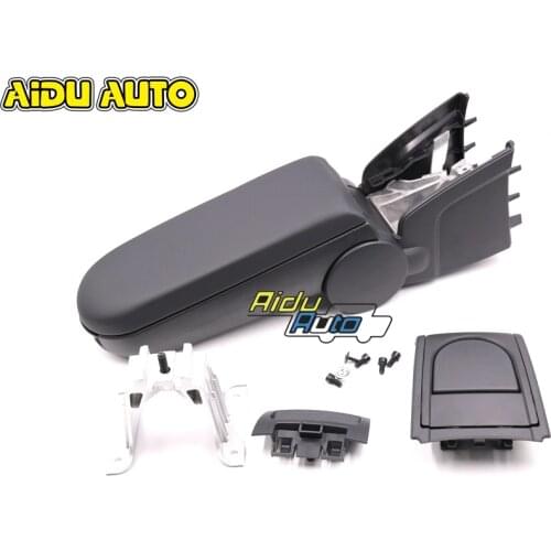 AIDUAUTO Leather Armrest With Cup Holder For New Polo 6R 2011-2016 POLO GTI CROSS