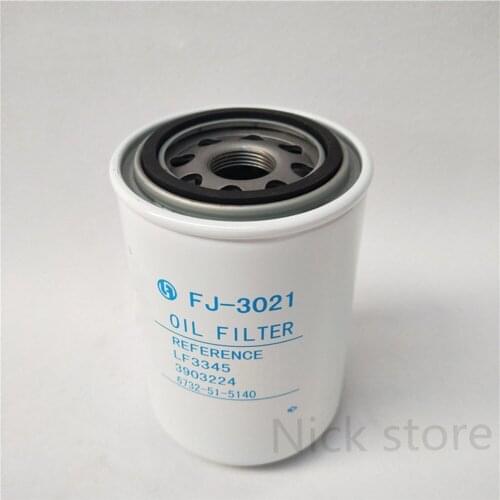 Oil Filter LF3345 JX-6165 For Komatsu PS60-7/75-3/120-6/128-7 Dongfeng Cummins 4BT Engine Oil Filter 3903224 6732-51-5140