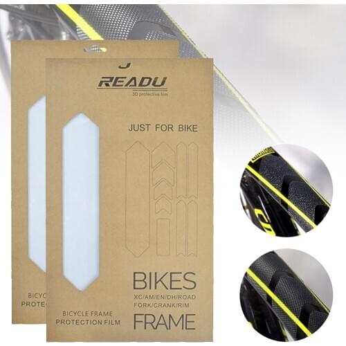 10 Stickers/Sheet Bicycle Frame Protector Clear Adhesive Frame Guard Against Scratches and Dings MTB Road Bike Accessories