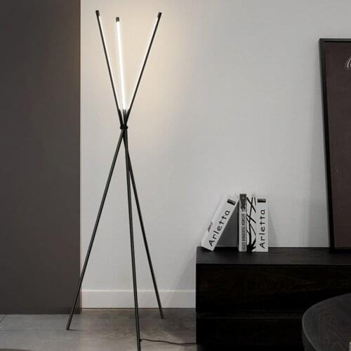 Triangle intersection floor lamp warm white dimming decoration live lamp living room bedroom anchor room video floor lamp