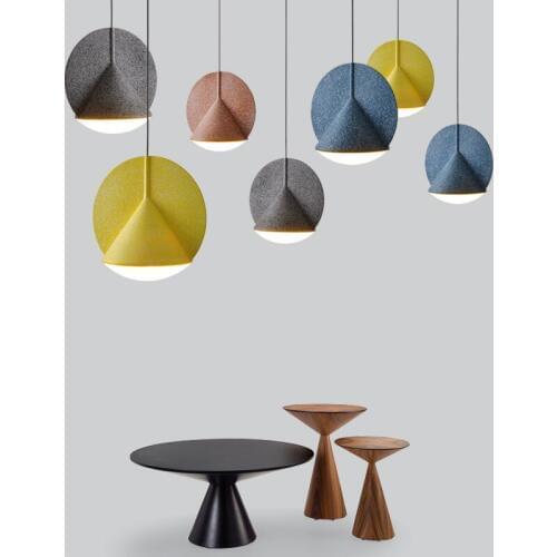 New Dining Room Restaurant Pendent Lamp Moderns Simple Nordic Creative Bar Pendent Lights Cafe Shop Resin LED Lighting Fixtures