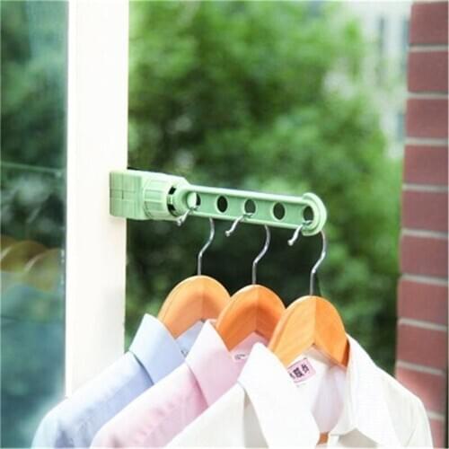 Portable Adjust Hanger Clothes-Rack Coat Hangers Hook Windows outside Clothes Underwear Bra Socks Travel Of Necessary Hotle Home