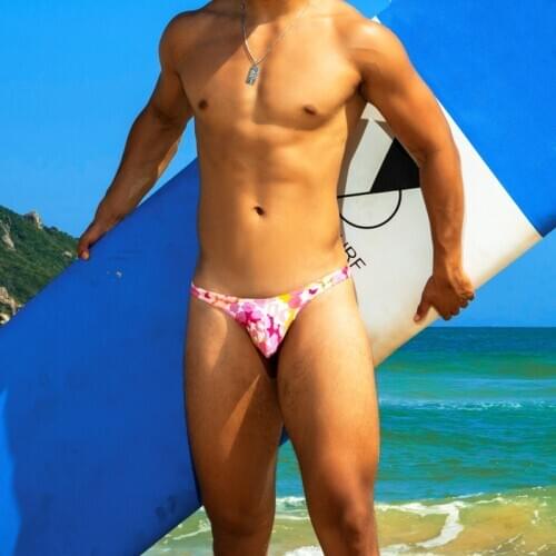 Sexy gay men thong swimsuits bikinis swim briefs beach tight low waist men swimwear swim trunks hot swim pool men swimsuits