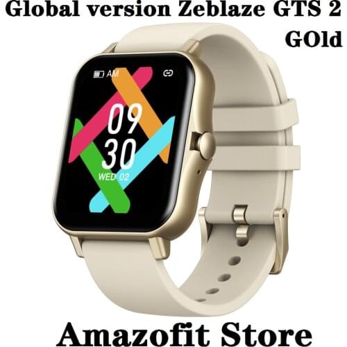 Amazofit Store Global Version Zeblaze GTS 2 Smart Watch 1.69'' HD Music Player Receive/Make Call 210mAh Battery For Android IOS