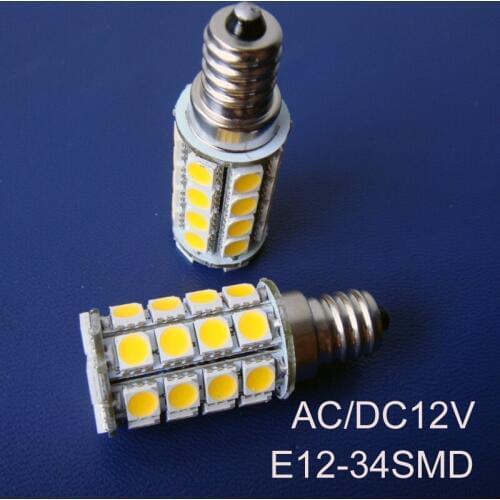 High quality 5050 AC/DC12V 6W E12 led lamps,E12 led lights led E12 bulbs 12v free shipping 20pcs/lot